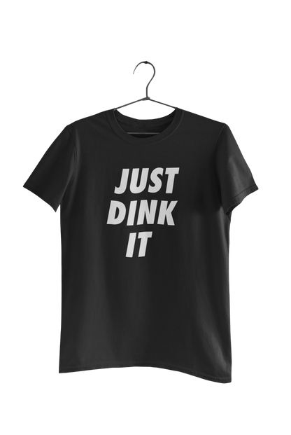 Just Dink It Tee - Sueded Brushed Cotton -  Black