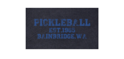 PICKLEBALL ESTABLISED TEE - VINTAGE WASHED -  MINERAL BLACK